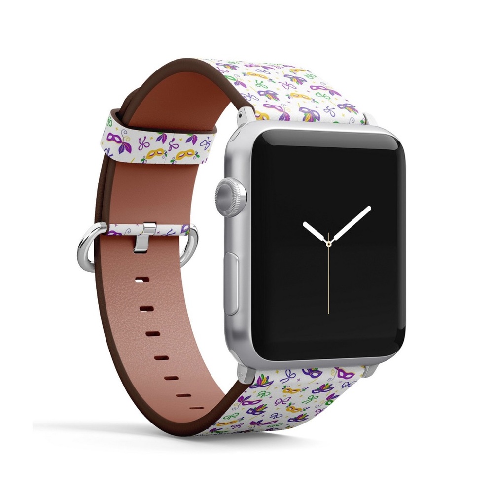 Mardi Gras Apple Watch band. Brand new never been used